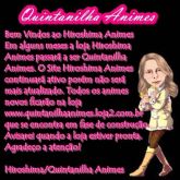 NOVIDADES EM www.quintanilhaanimes.loja2.com.br